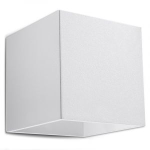 Aplique up down de aluminio blanco, Andro