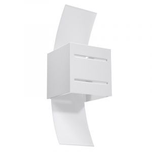 Aplique up down de aluminio blanco, Jasmien