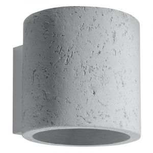 Aplique up down de cemento gris, Amely