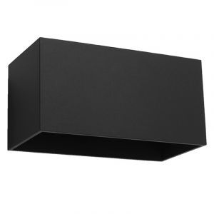 Aplique up down de aluminio negro, Andro