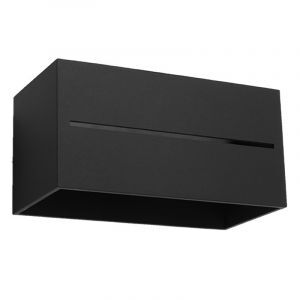 Aplique up down de aluminio negro, Jacky