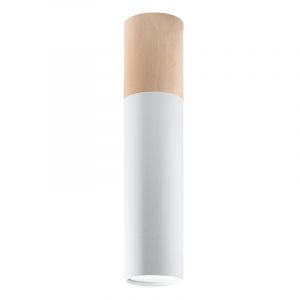 Aplique de techo de aluminio marrón, Francesca