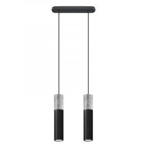 Lámpara colgante de cemento gris, Fardou