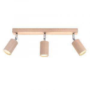 Foco de techo de madera marrón, Fredrik