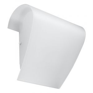Aplique de vidrio blanco, Matias