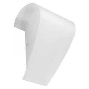 Aplique de vidrio blanco, Matias