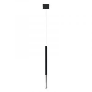 Lámpara colgante de aluminio cromada, Ilonca