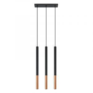 Lámpara colgante de aluminio cobre, Ilonca