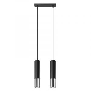 Lámpara colgante de aluminio cromada, Hediye