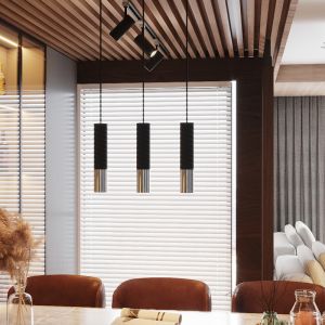 Lámpara colgante de aluminio cromada, Hediye