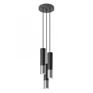 Lámpara colgante de aluminio cromada, Hediye