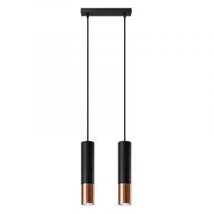 Lámpara colgante de aluminio cobre, Hediye