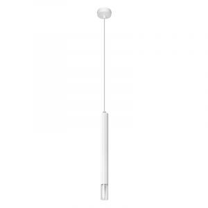 Lámpara colgante de vidrio blanca, Ishani