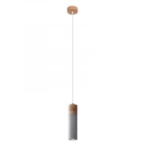 Lámpara colgante de cemento marrón, Ferron