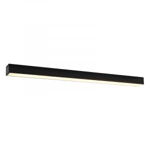 Lámpara de techo de aluminio negra, Mascha, 31W, 3000K LED
