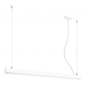 Lámpara colgante de aluminio blanca, Mascha, 38W, 3000K LED
