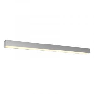 Lámpara de techo de aluminio gris, Mascha, 38W, 3000K LED