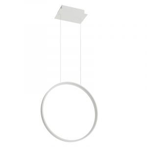 Lámpara colgante de aluminio blanca, Ringo, 30W, 3000K LED