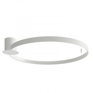 Plafón de techo de aluminio blanco, Ringo, 50W, 3000K LED