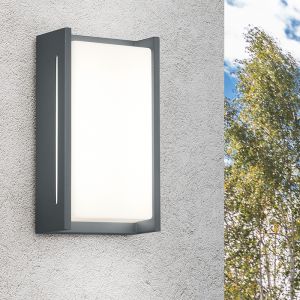 Lámpara exterior moderna antracita, Arthur, 8,5W, 3000K LED, IP54