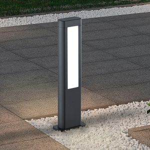 Lámpara exterior moderna antracita, Yndira, 5,5W, 3000K LED, IP54