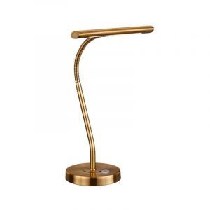 Lámpara de mesa moderna bronce, Eliza, 4W, 3000K LED, con interruptor