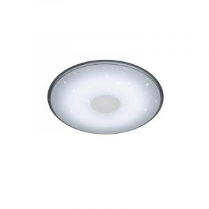 Plafón de techo moderno blanco, Levain, 30W, ajustable entre luz blanco cálido y frío LED, con mando a distancia