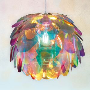 Lámpara colgante infantil diseño transparente, Vienn