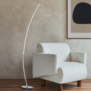 Lámpara de pie diseño negra, Vessla, 11W, 3000K LED, con interruptor