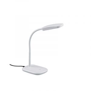 Flexo moderno blanco, Charlot, 3,5W, 3000K LED, con interruptor