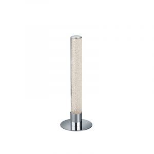 Lámpara de mesa moderna cromada, Vacio, 5W, RGBW LED, con interruptor