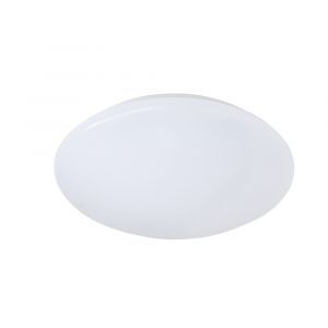 Plafón de techo de plástico blanco, Vanysia, 12W, 3000K LED, IP44