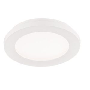 Plafón de techo moderno blanco, Gistrup, 10W, 3000K LED, IP44