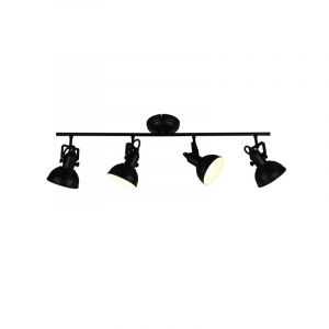 Foco de techo industrial negro, Kibek