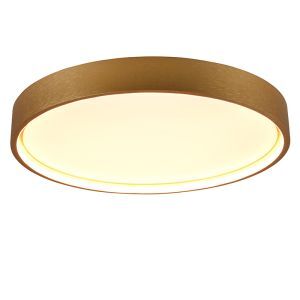 Plafón de techo moderno latón, Destin, 29W, ajustable entre luz blanco cálido y frío LED