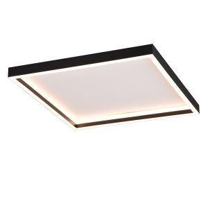 Plafón de techo diseño negro, Gilbert, 20W, 3000K LED