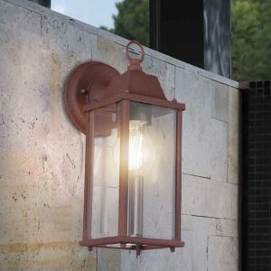 Lámpara exterior industrial color óxido, Celeste, IP23