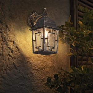 Lámpara exterior antigua color óxido, Viyan, IP23