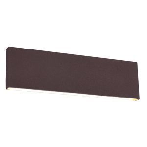 Aplique up down moderno color óxido, Coscon, 6W, 3000K LED