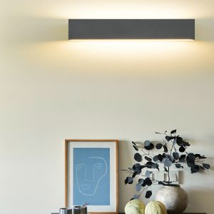 Aplique up down moderno antracita, Coscon, 9W, 3000K LED