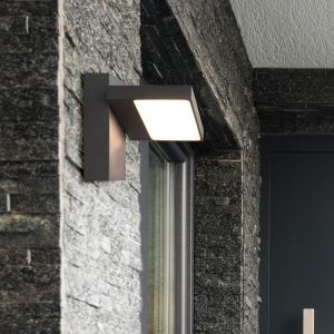 Lámpara exterior moderno antracita, Tabita, 8W, 3000K LED, IP54