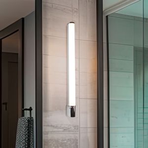 Aplique baño moderno cromado, Bernou, 16W, 3000K LED, IP44