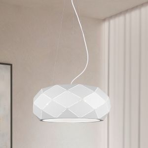 Lámpara colgante moderna blanca, Soloro