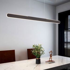 Lámpara colgante moderna negra, Dwayn, 28W, ajustable entre luz blanco cálido y frío LED