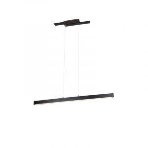 Lámpara colgante moderna negra, Thyra, 44W, 3000K LED