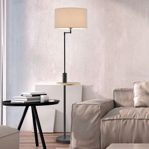 Lámpara de pie moderna gris, Logiso