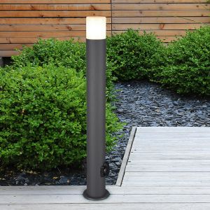 Lámpara exterior moderna antracita, Fjelso, IP44