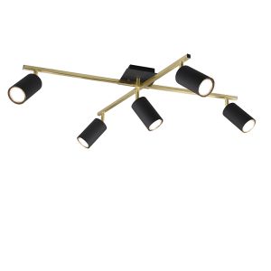 Foco de techo moderno dorado, Kaso
