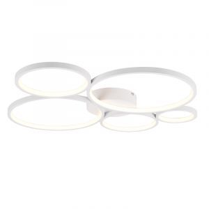 Plafón de techo moderno blanco, Robon, 49W, 3000K LED