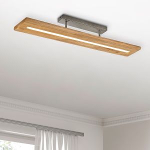 Plafón de techo de madera marrón, Deka, 27W, 3000K LED